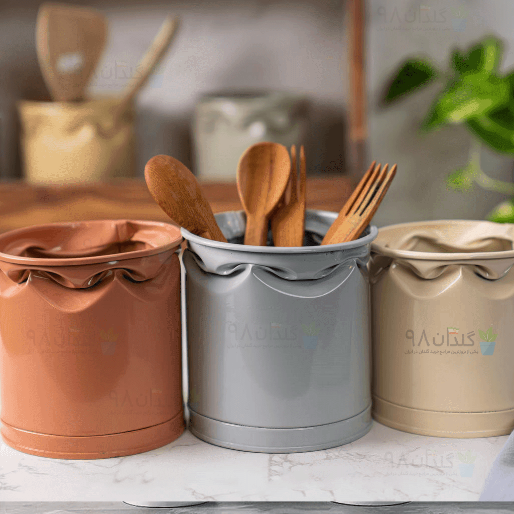 بهترین گلدان فلزی