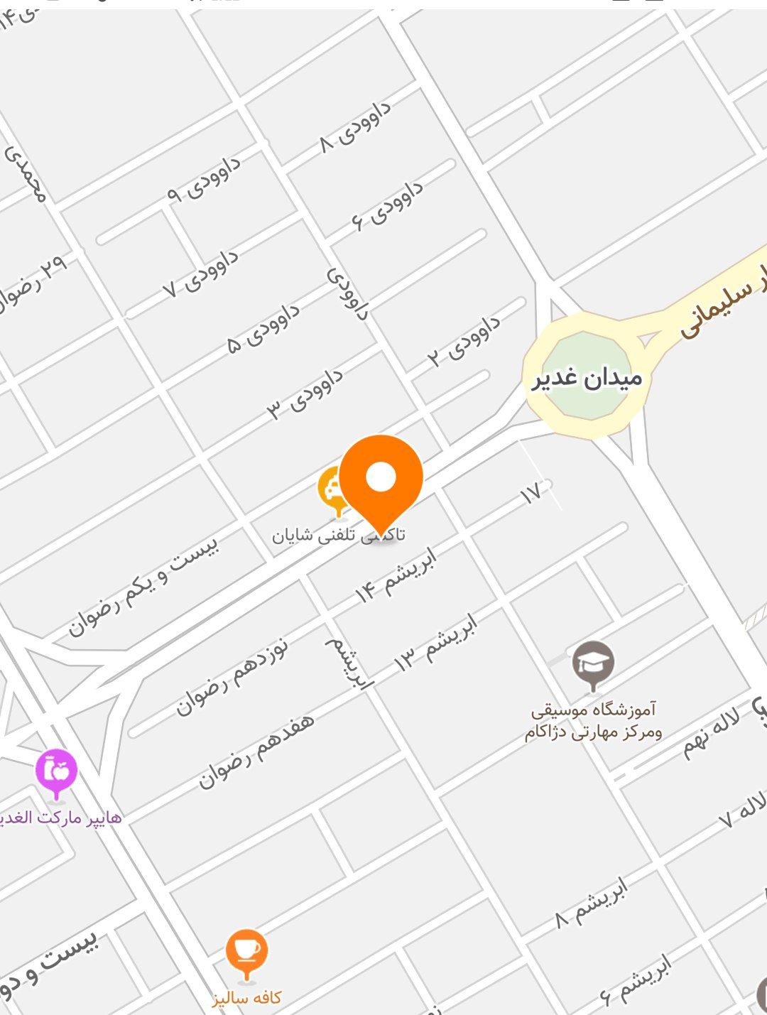 کرمان - شهرکت الغدیر -غدیر 2 - لب بلوار مابین کوپه ابریشم و غدیر