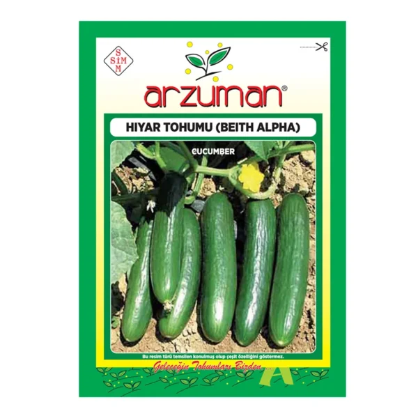 بذر خیار بت آلفا آرزومان ترکیه بسته 100 گرمی